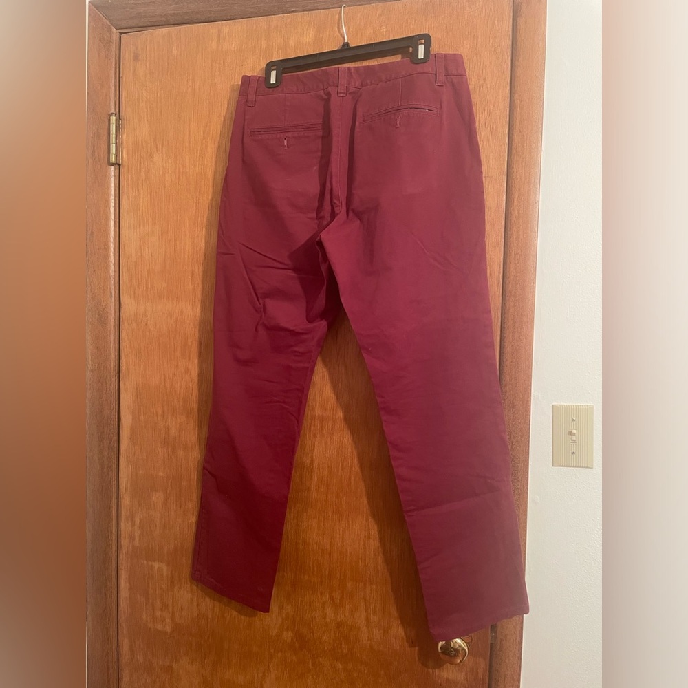 Bonobos men’s maroon slacks 32x32